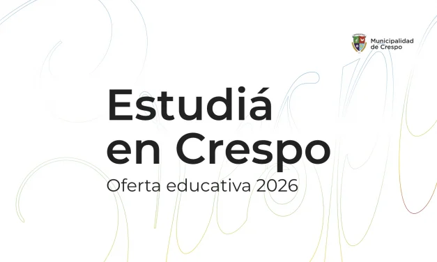 Opciones para estudiar y capacitarte en Crespo