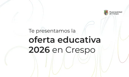 Opciones para estudiar y capacitarte en Crespo