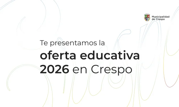 Opciones para estudiar y capacitarte en Crespo