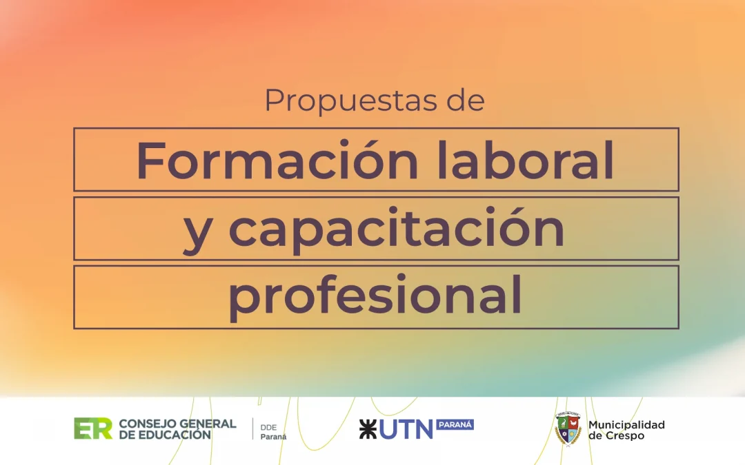 Hasta el 13 de marzo son las inscripciones para los cursos de formación