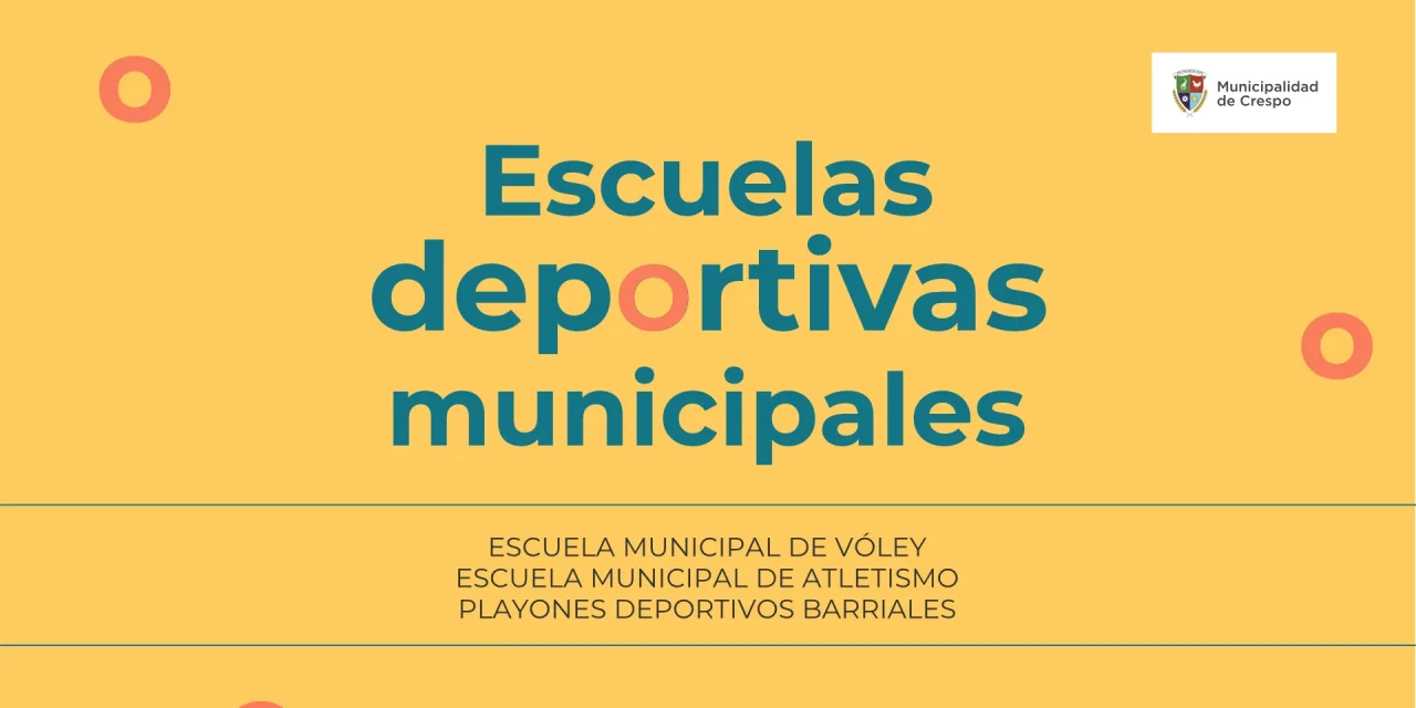 ABIERTAS LAS INSCRIPCIONES: SUMATE AL VOLEIBOL, ATLETISMO Y LOS PLAYONES DEPORTIVOS