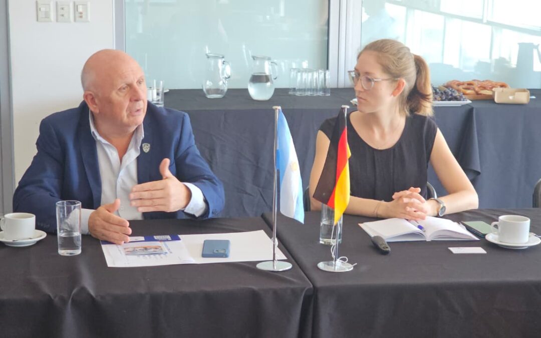 GESTIONES EN BUENOS AIRES PARA AMPLIAR LOS VÍNCULOS ENTRE CRESPO Y ALEMANIA
