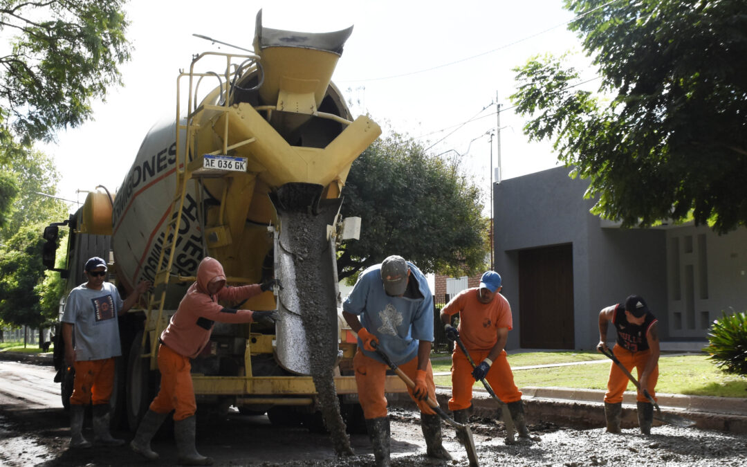 SUMAMOS OTRA CUADRA A LA TRAMA VIAL PAVIMENTADA