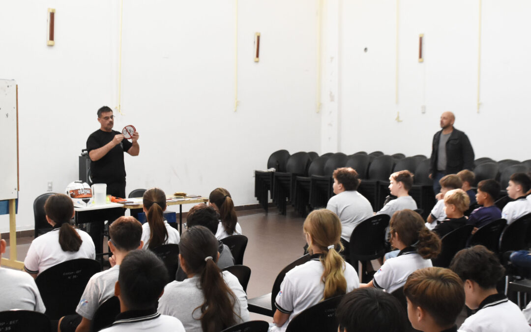 Capacitaciones sobre seguridad vial en las escuelas de Crespo