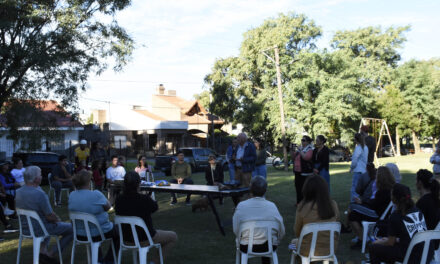 COMENZÓ EL DISEÑO PARTICIPATIVO DE LA PLAZA EN ALEM Y DORREGO