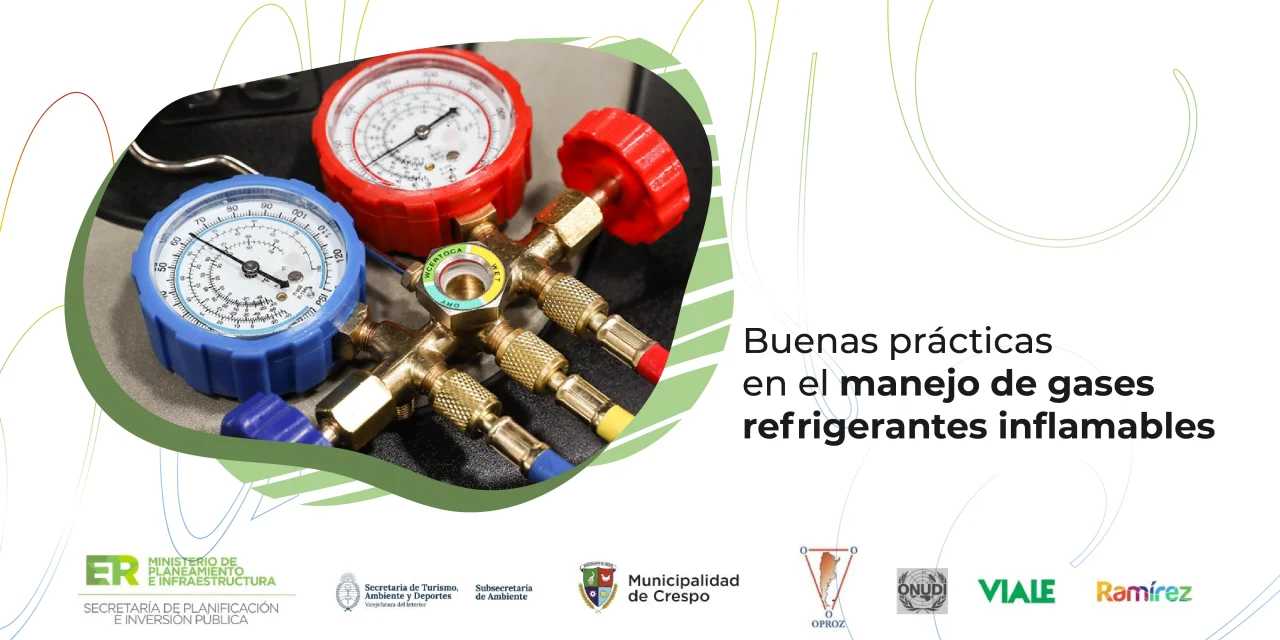 Formación sobre manejo seguro de gases refrigerantes en Crespo