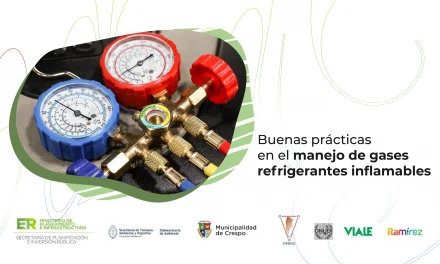 Formación sobre manejo seguro de gases refrigerantes en Crespo
