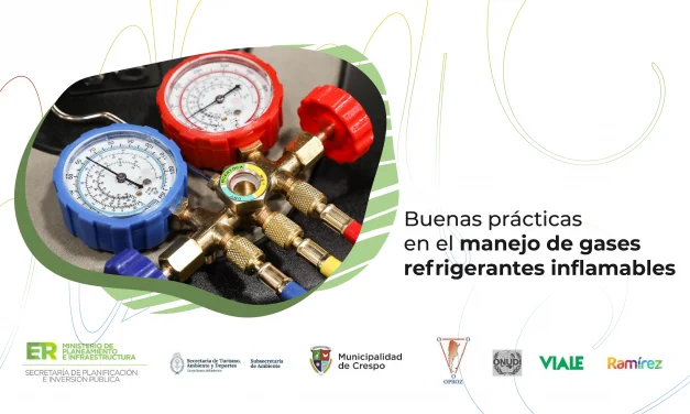 Formación sobre manejo seguro de gases refrigerantes en Crespo