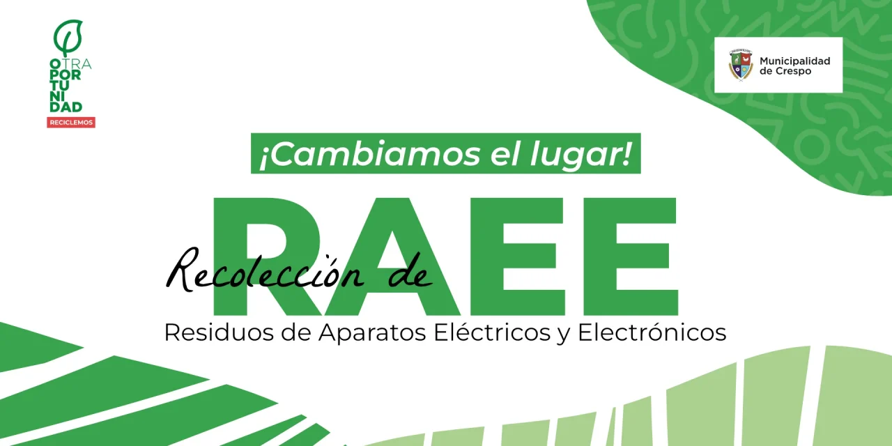 Nuevo punto de recepción de los residuos electrónicos en el Parque Ambiental