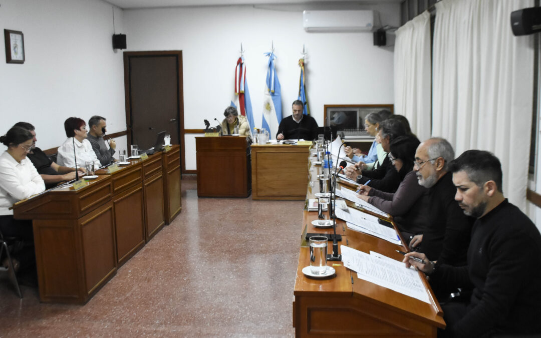 LOS TEMAS TRATADOS EN UNA NUEVA SESIÓN DEL CONCEJO DELIBERANTE