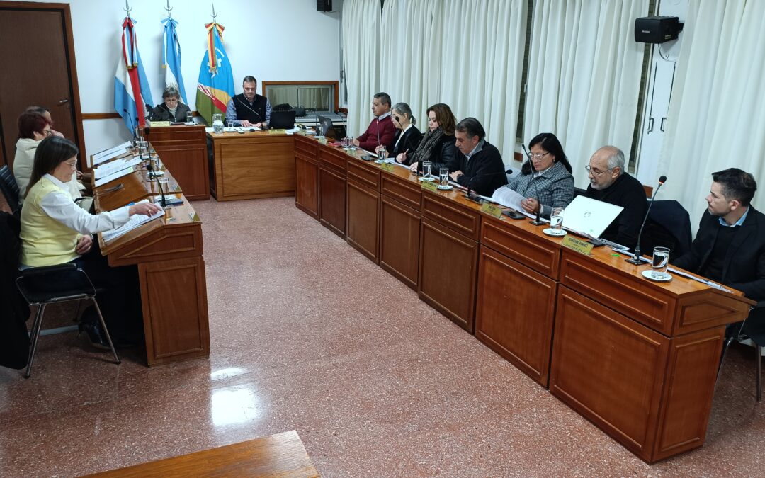 LOS TEMAS TRATADOS EN UNA NUEVA SESIÓN DEL CONCEJO DELIBERANTE