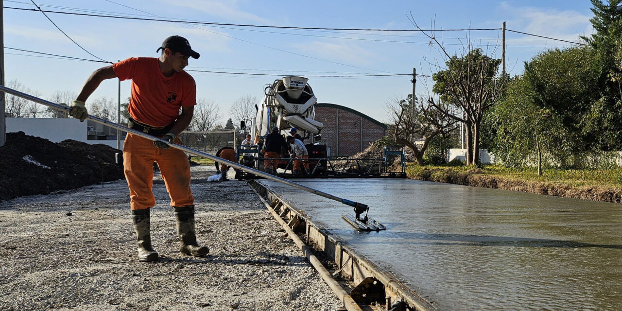 BARRIO PARQUE DEL LAGO ESTÁ CAMBIANDO CON OBRAS DE ALTO IMPACTO