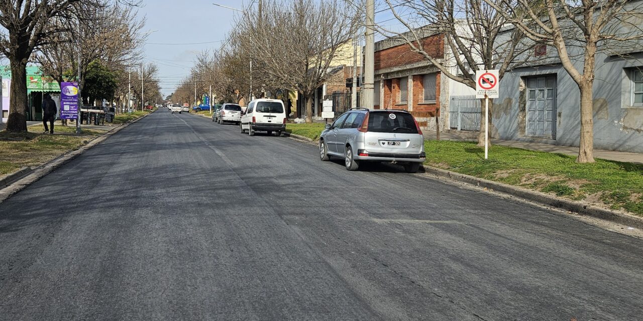 CALLE 9 DE JULIO LUCE REPAVIMENTADA Y HABILITADA PARA LA CIRCULACIÓN VEHICULAR