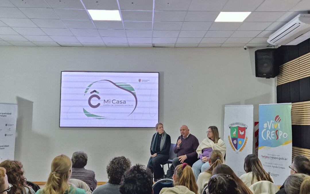 PROGRAMA ‘CRESPO MI CASA’: SORTEO DE TERRENOS SOCIALES