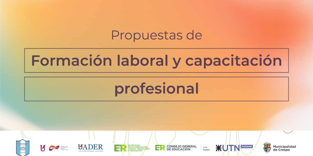 Inscripciones para las propuestas de Formación Laboral