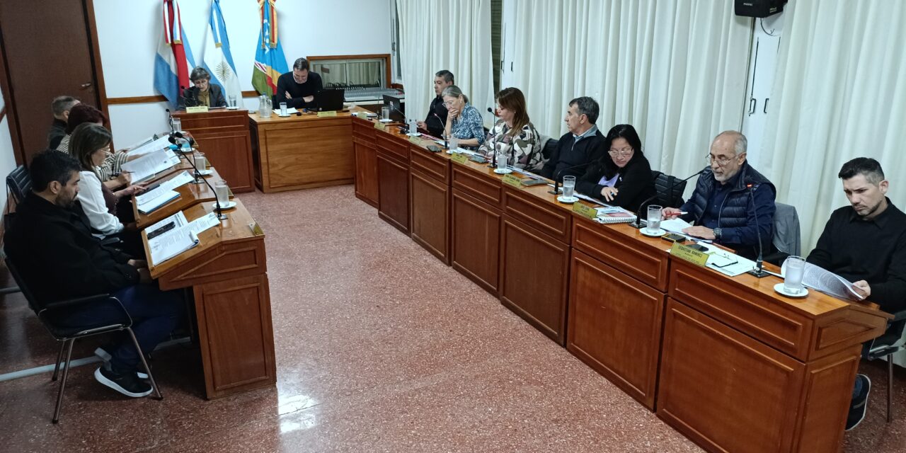 LOS TEMAS TRATADOS EN UNA NUEVA SESIÓN DEL CONCEJO DELIBERANTE