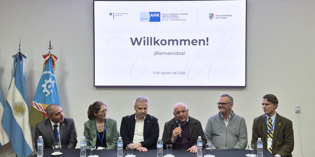 CRESPO SIGUE PROFUNDIZANDO LA RELACIÓN BILATERAL CON ALEMANIA
