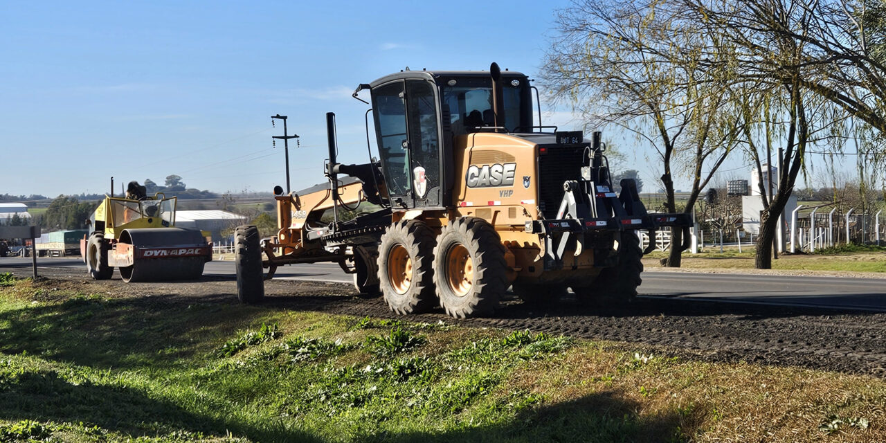 OBRAS EN EL ACCESO PRESIDENTE PERÓN Y RUTA NACIONAL 131 PARA OFRECER MAYOR SEGURIDAD VIAL