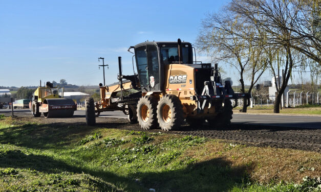 OBRAS EN EL ACCESO PRESIDENTE PERÓN Y RUTA NACIONAL 131 PARA OFRECER MAYOR SEGURIDAD VIAL