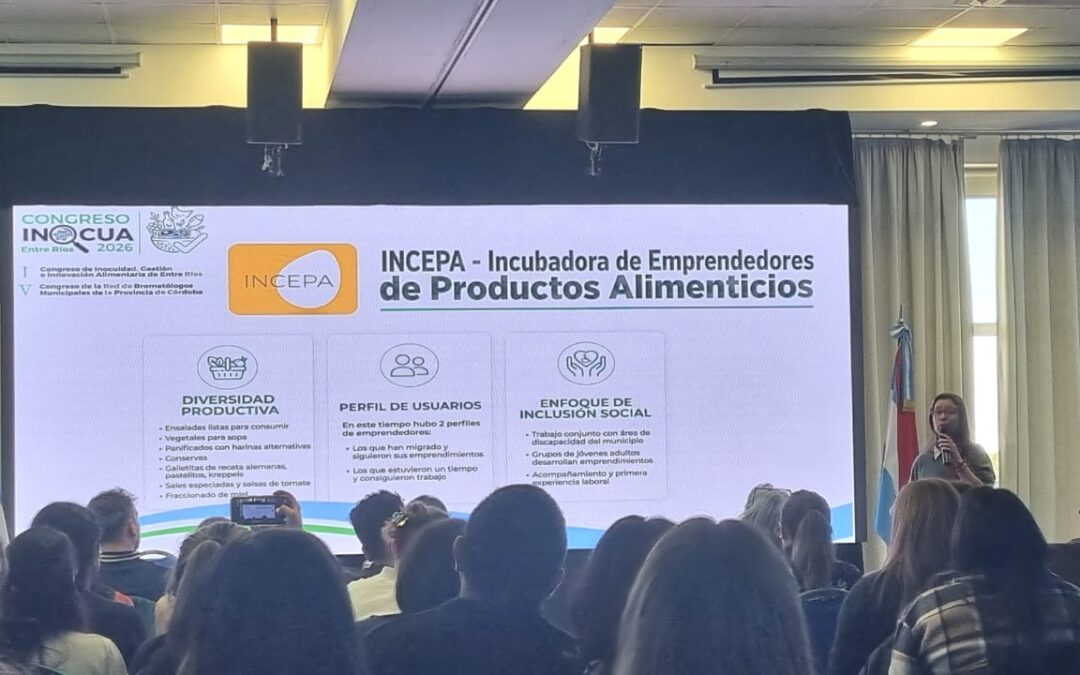 CRESPO PRESENTÓ LA EXPERIENCIA DEL INCEPA EN EL CONGRESO INOCUA 2026