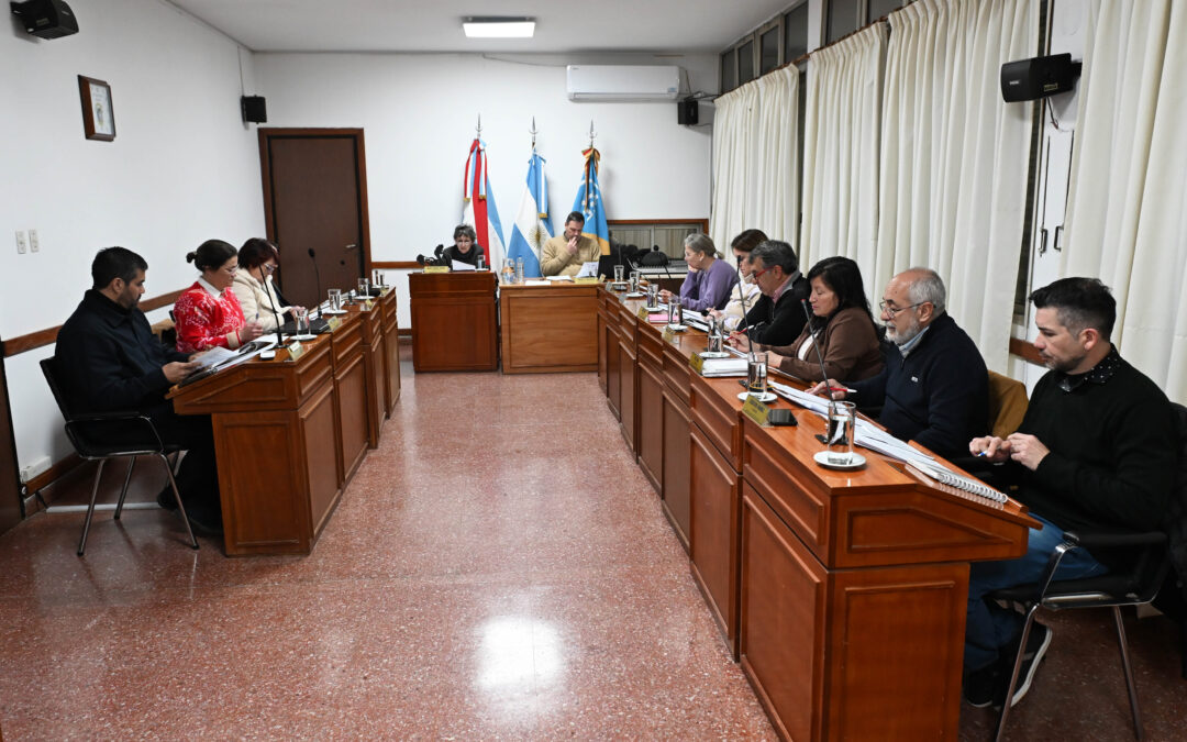 LOS TEMAS TRATADOS EN UNA NUEVA SESIÓN DEL CONCEJO DELIBERANTE