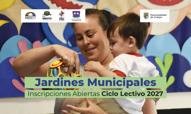 SE ENCUENTRAN ABIERTAS LAS INSCRIPCIONES A LOS JARDINES MUNICIPALES 2027