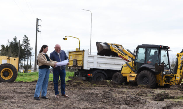 SIGUEN LAS OBRAS EN EL ACCESO PRESIDENTE PERÓN Y RUTA NACIONAL 131 PARA OFRECER MAYOR SEGURIDAD VIAL
