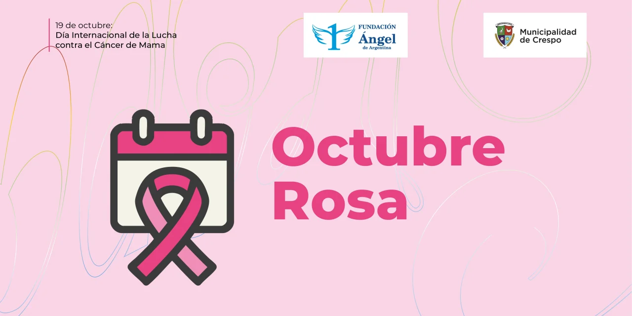 Octubre Rosa: Crespo promueve la prevención y la detección temprana del cáncer de mama